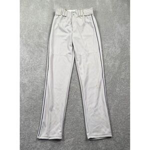 Augusta Sportswear Baseball Piping Pants Unisex Adult Size S Light Gray 1445